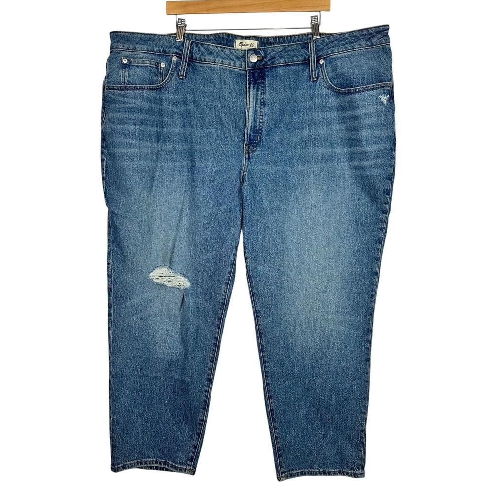 Madewell Perfect Vintage Jeans Womens 28W‎ Mid Rise Distressed NWT $138 Denim